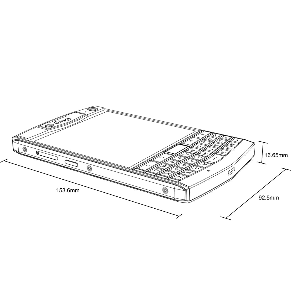 QWERTY Smartphone Android 128GB