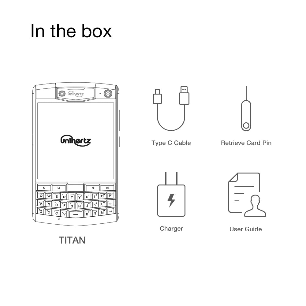 QWERTY Smartphone Android 128GB