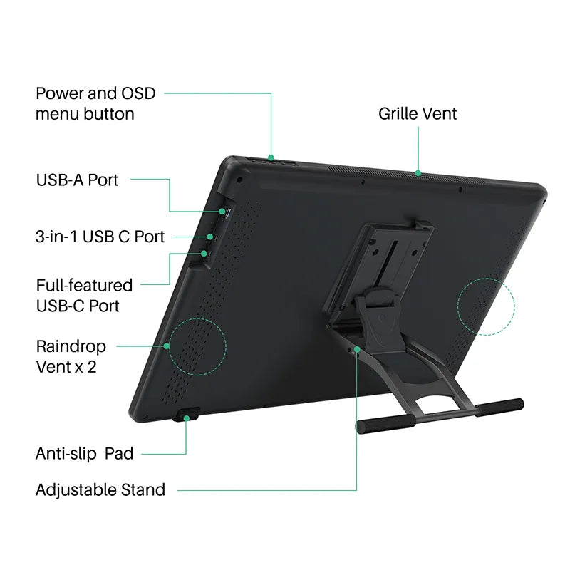 24 Graphics Monitor 23.8 Inch Screen Display with Stand
