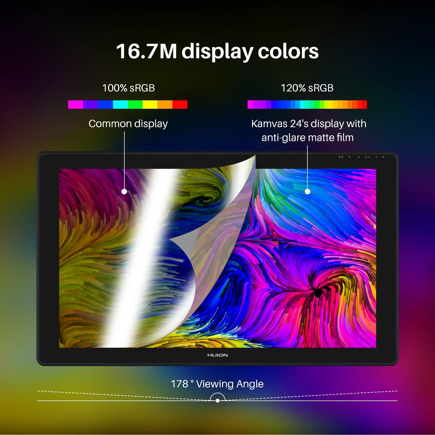 24 Graphics Monitor 23.8 Inch Screen Display with Stand