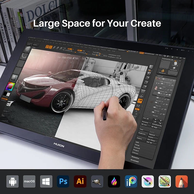 24 Graphics Monitor 23.8 Inch Screen Display with Stand