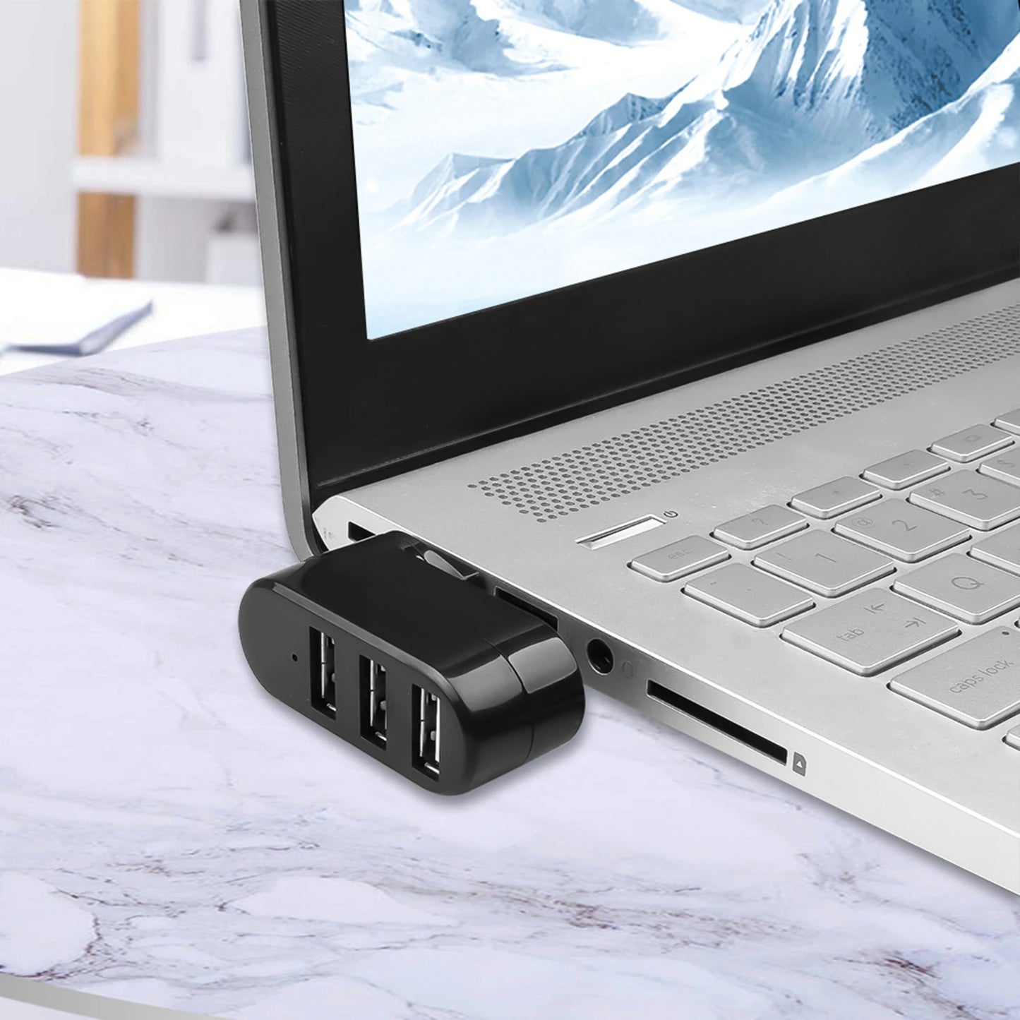 USB 3 USB Hub Extension Hub Multiple USB Adapter, Card Reader Laptop