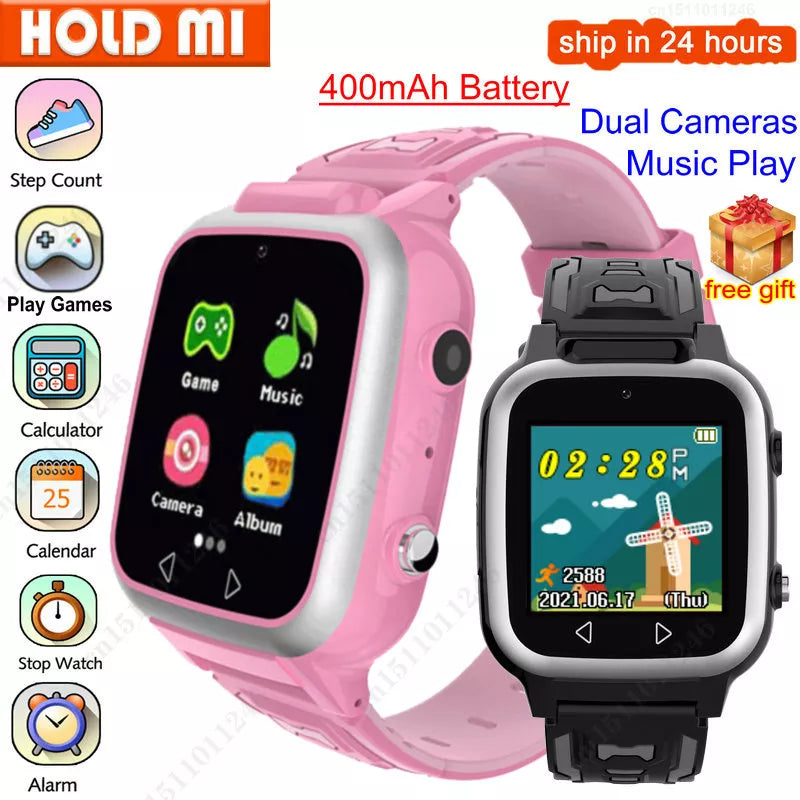Watch Music Game Pedometer Dual Camera Children MP3 Recording Smartwatch Baby Watch Gift for Boys Girls