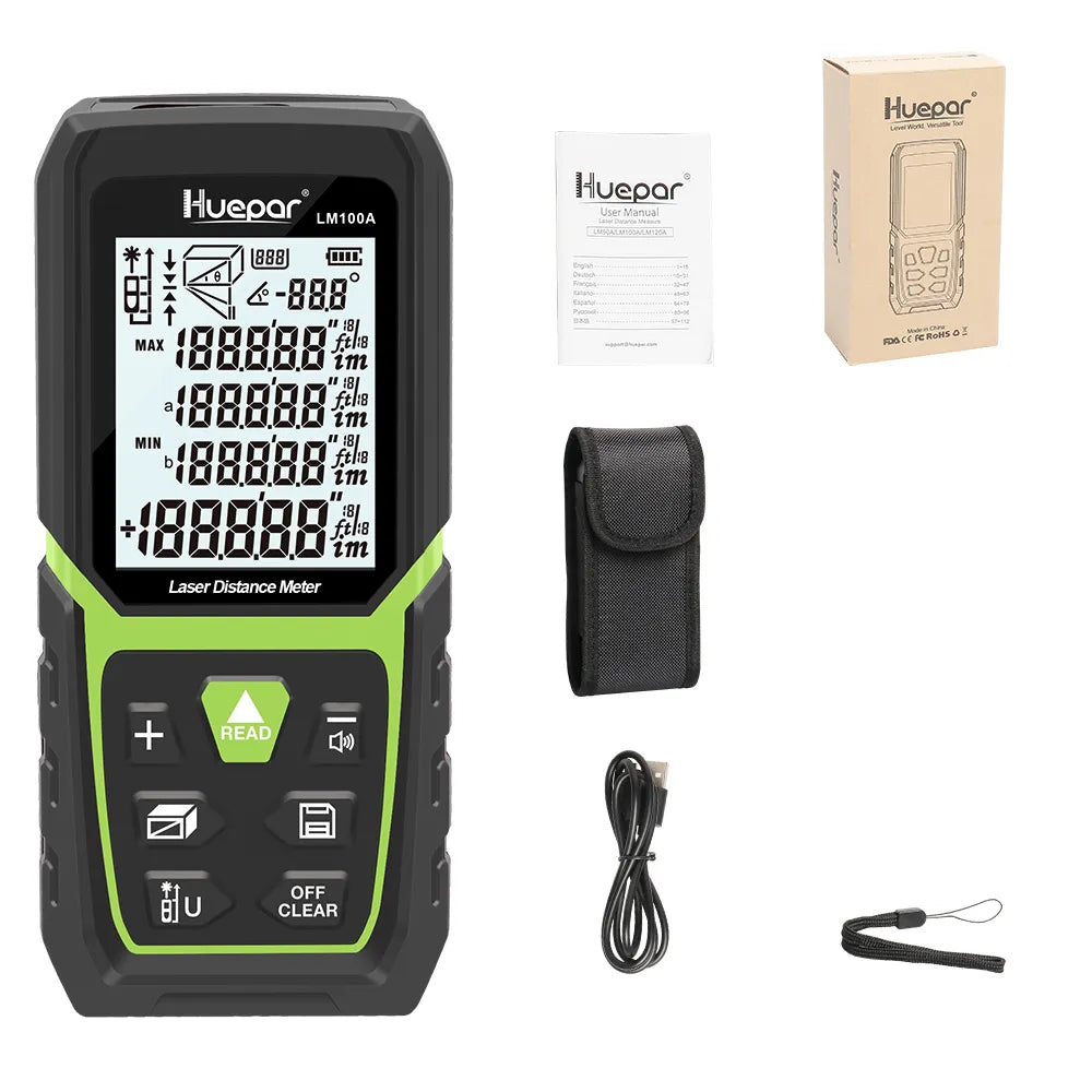 Laser Rangefinder, Battery & Electric Angle Sensor