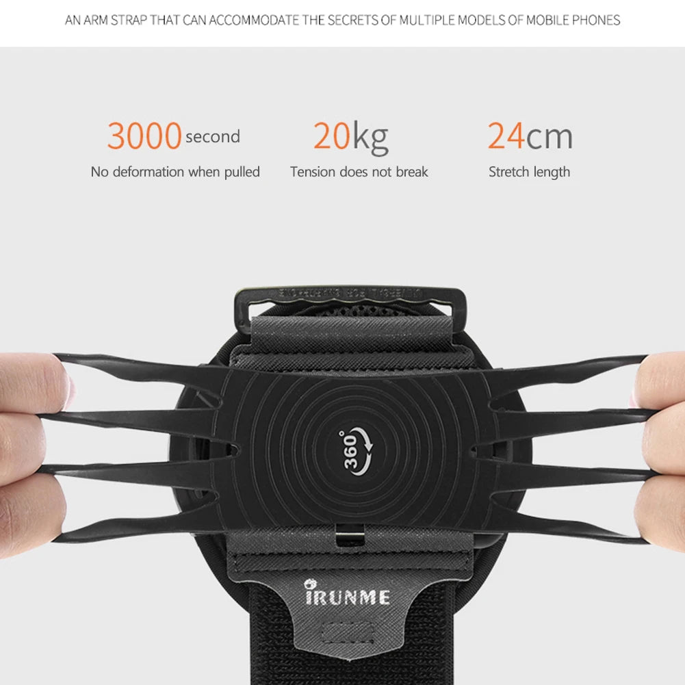 Running Armbands 360 Rotatable Wristband Phone Holder