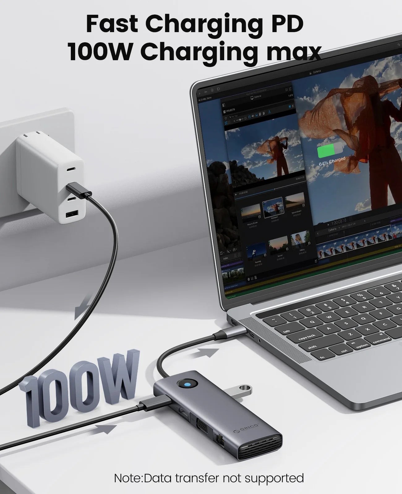 Docking Station C HUB HDMI USB 3.0 MacBook Pro Laptop