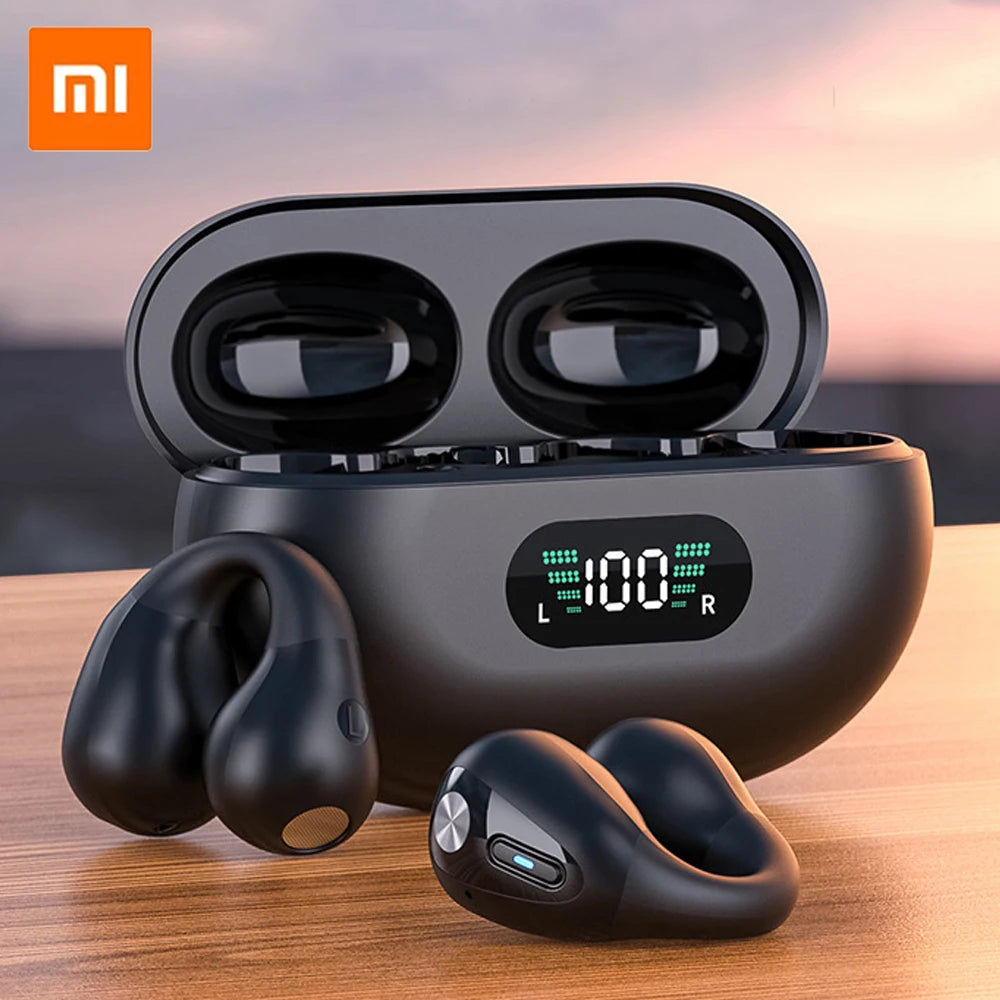 Bone Conduction Earbuds Sound Ear cuffs Wireless Bluetooth Earphones