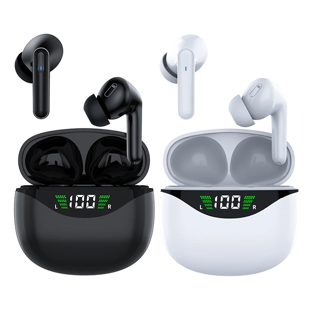 Wireless Headphones Bluetooth Waterproof Sports Headset Noise Reduction Mic