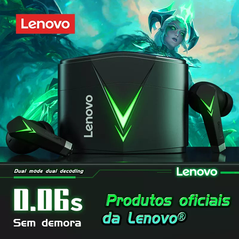 Lenovo Earphones Wireless Bluetooth Earphones Sport Headphones Gaming