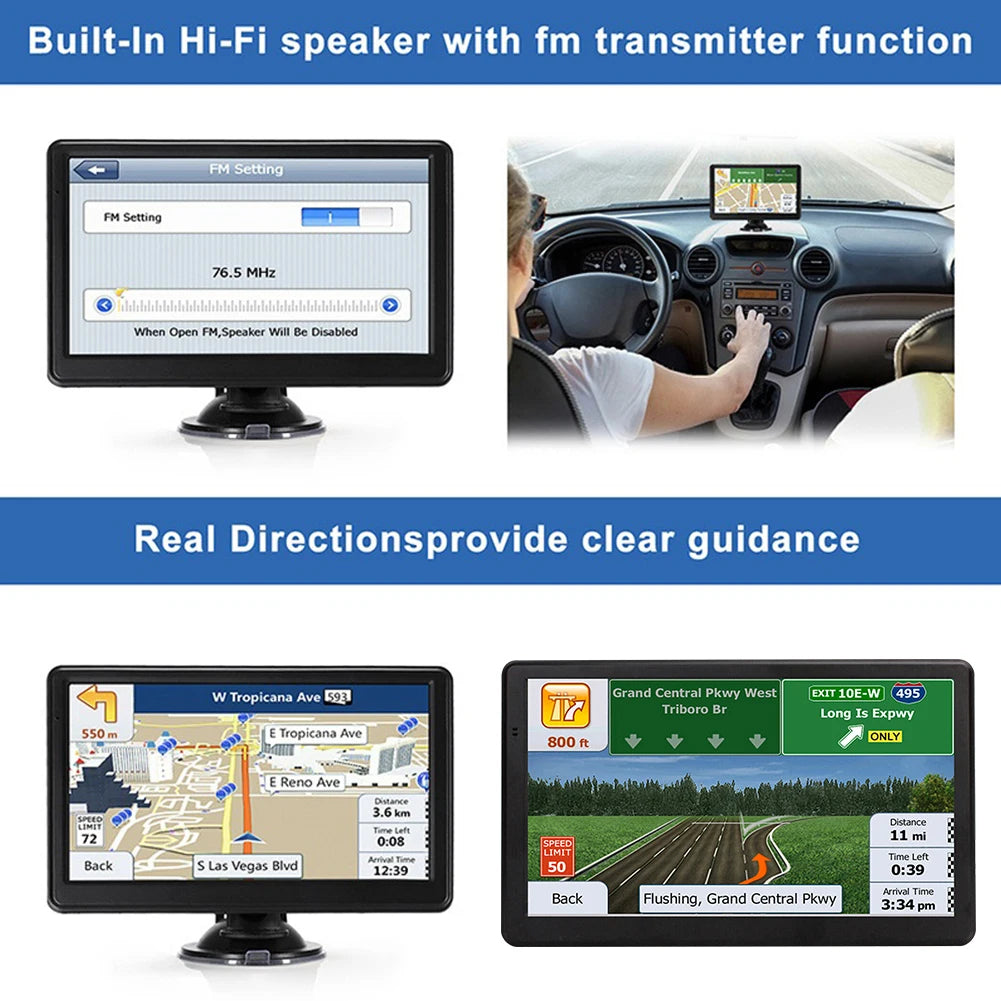 7/5 Inch Car GPS Navigation Touch Screen GPS Navigator