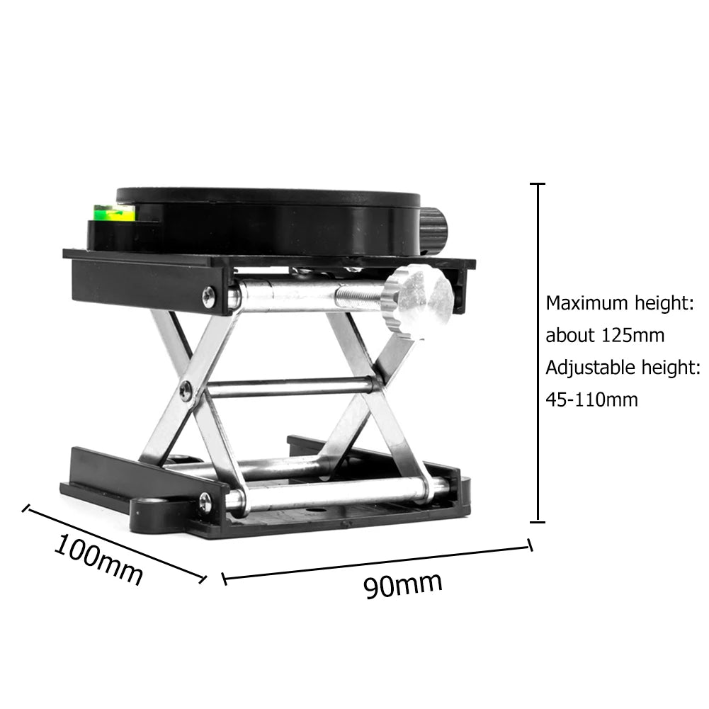 Router Table Height Adjustable Aluminum Router Lift Table Woodworking Engraving Lab Lifting Stand Rack Carpentry Table Tools