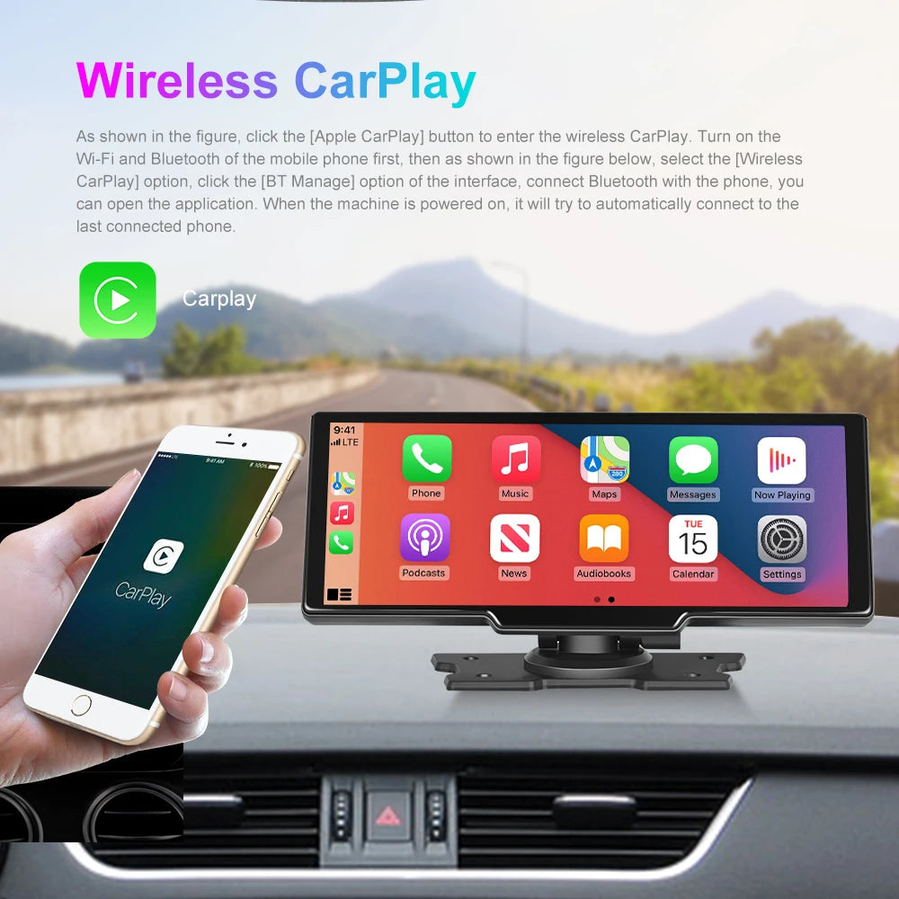 Monitor Portable Wireless Touch Control