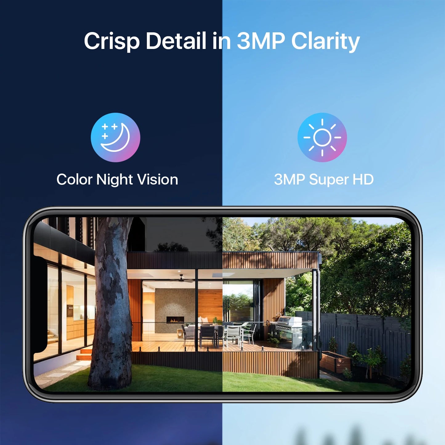 ZOSI 2K Wireless CCTV Cameras System 8CH NVR 3MP Outdoor IP Camera with Color Night Vision Wi-Fi Security Surveillance Kits