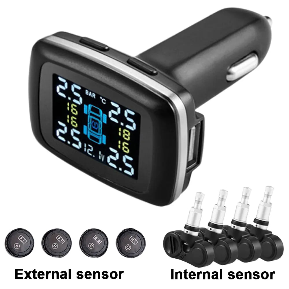 Cigarette Lighter, 12V Car, Tire Pressure, Security Alarm