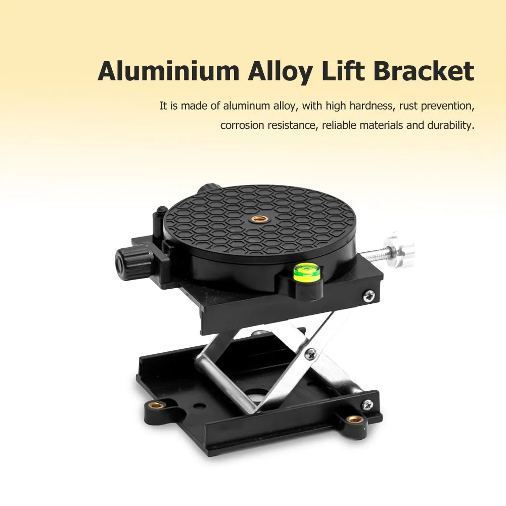 Router Table Height Adjustable Aluminum Router Lift Table Woodworking Engraving Lab Lifting Stand Rack Carpentry Table Tools