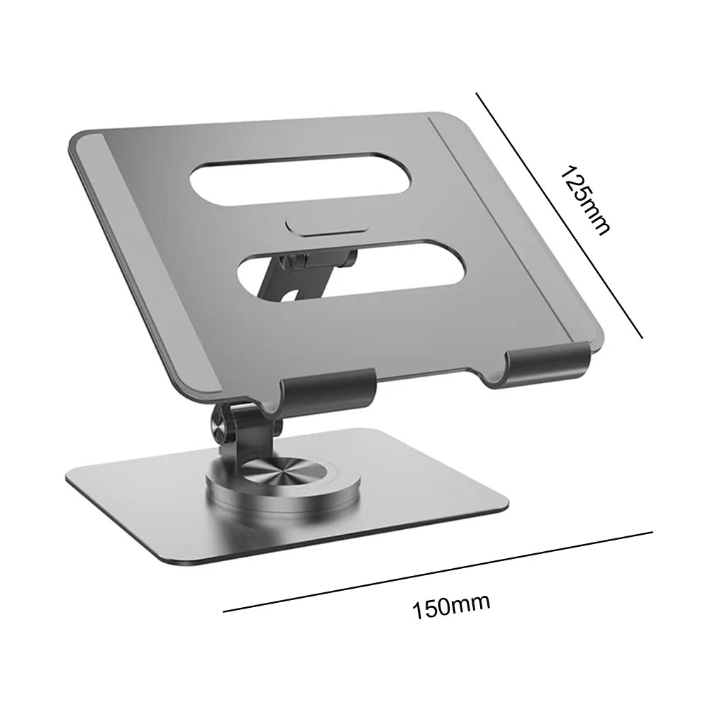 Rotary Tablet Support Stand Portable Aluminum Alloy Adjustable
