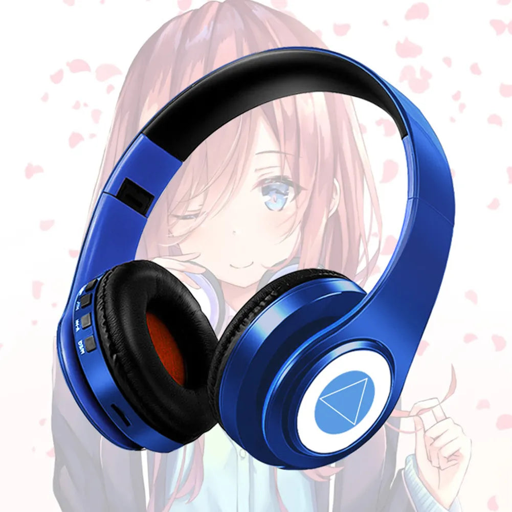 Wireless Bluetooth-compatible Headset Headphones with Mic for Phone