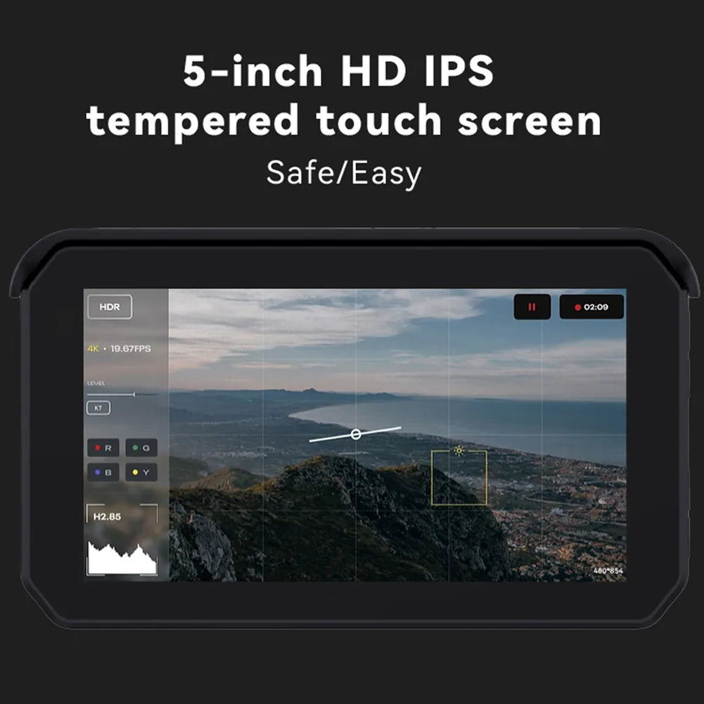 5 Inch Motorcycle GPS Navigator Wireless Carplay Android Auto with Front And Rear Recorder Camera GPS Screen Carplay Display