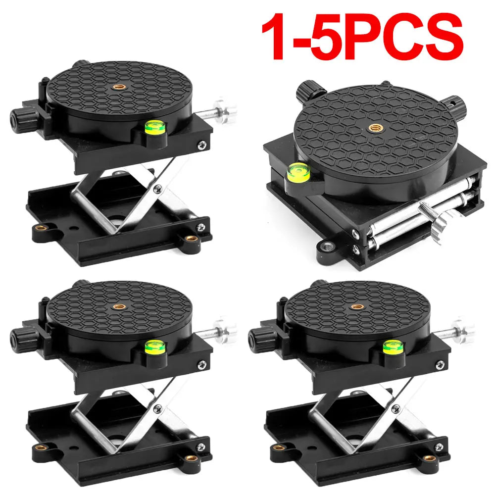 Router Table Height Adjustable Aluminum Router Lift Table Woodworking Engraving Lab Lifting Stand Rack Carpentry Table Tools