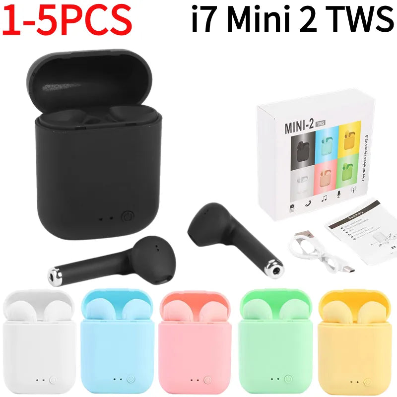 Wireless Earphones, Stereo Sports Earbuds Headset with Mic, Bluetooth
