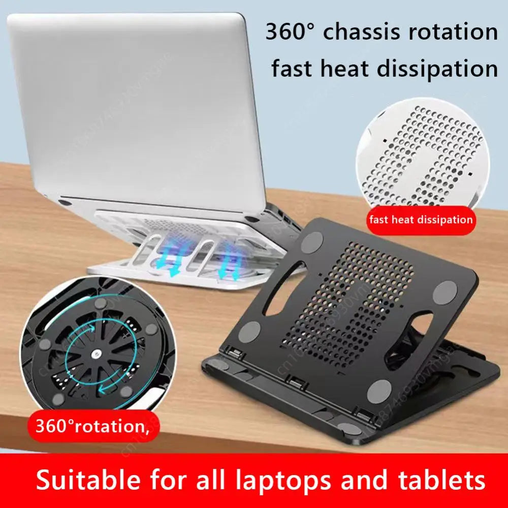 Foldable Desktop Tablet Stand Holder Rotatable Notebook Support Bracket