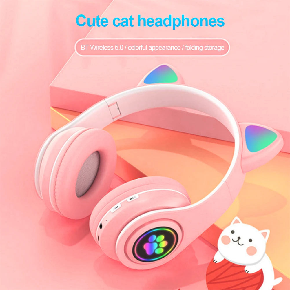 Bluetooth Wireless Light Sports Music Headsets with Microphone