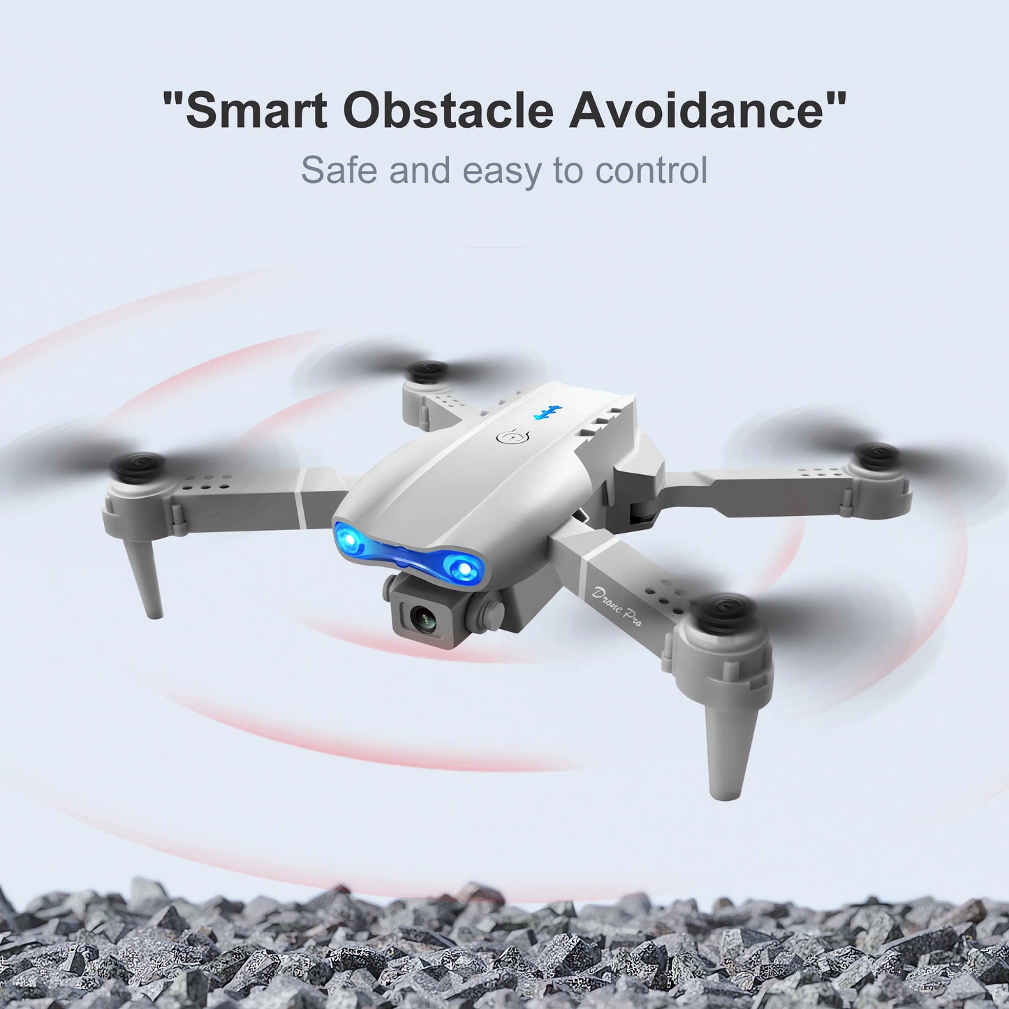 Drone With Wide Angle Dual HD Camera Foldable RC Helicopter 5G WIF..