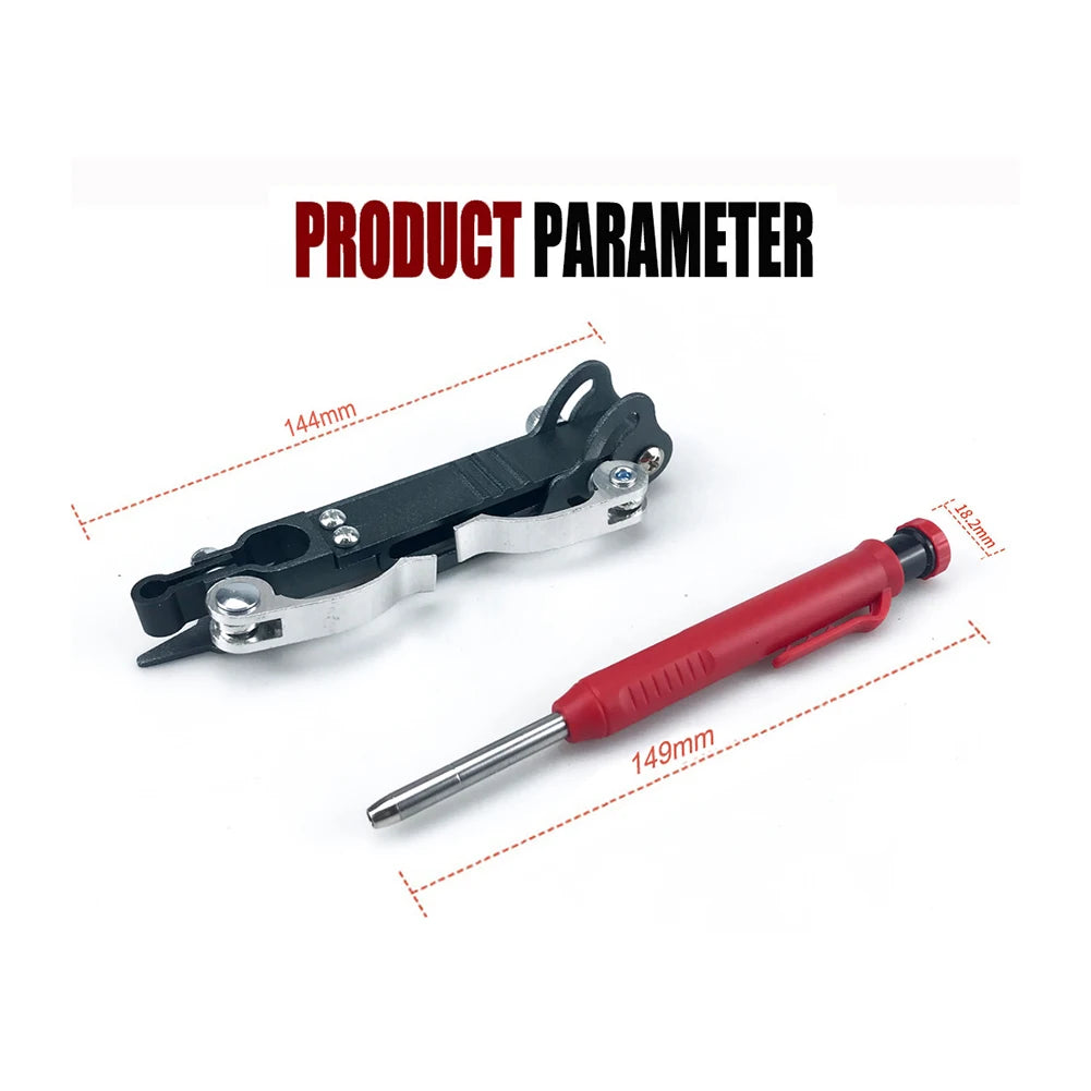 Aluminium Alloy Measuring Anti Form Multi-function Adjustable Profile Scribing Ruler Contour Gauge DIY Woodworking Compass Tool