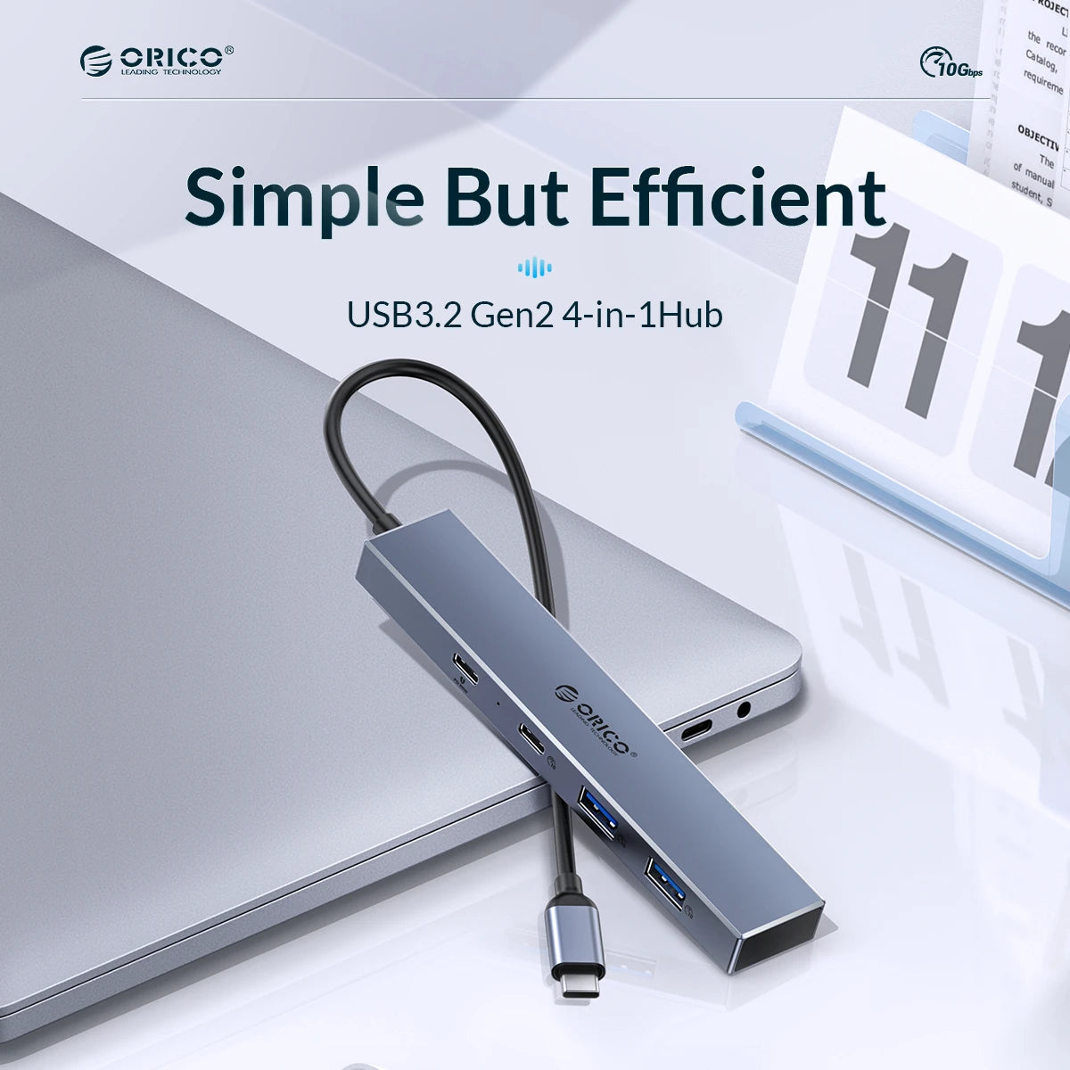 USB 10GBPS Hub F Adapter Suitable PC MacBook Computer Accessories