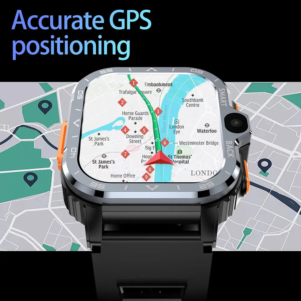 Smart Watch Men GPS Storage Dual Camera WIFI Wireless Internet