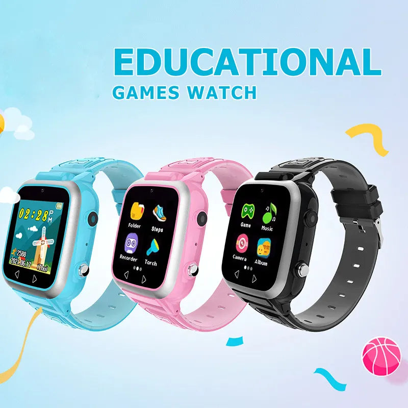 Watch Music Game Pedometer Dual Camera Children MP3 Recording Smartwatch Baby Watch Gift for Boys Girls