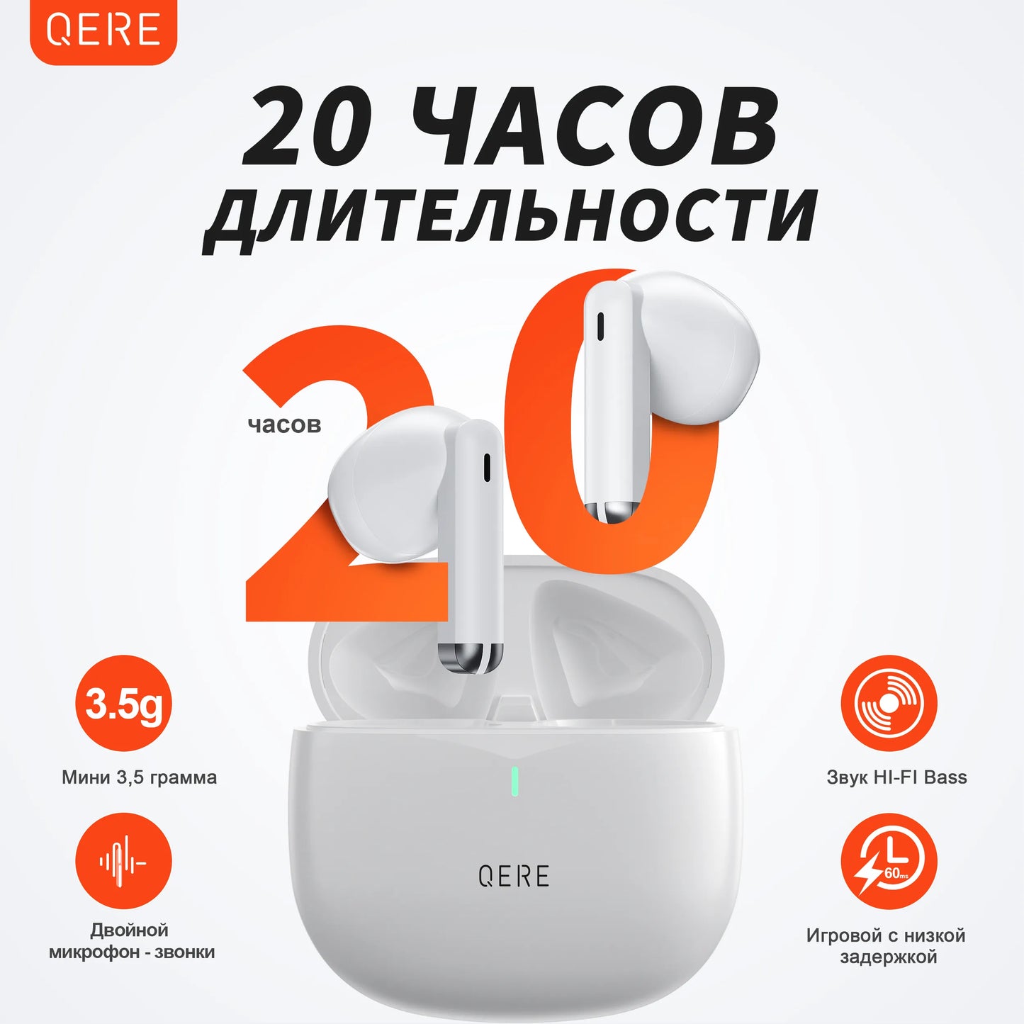 Wireless Earphones Bluetooth Microphone HIFI Headphone waterproof Earbud