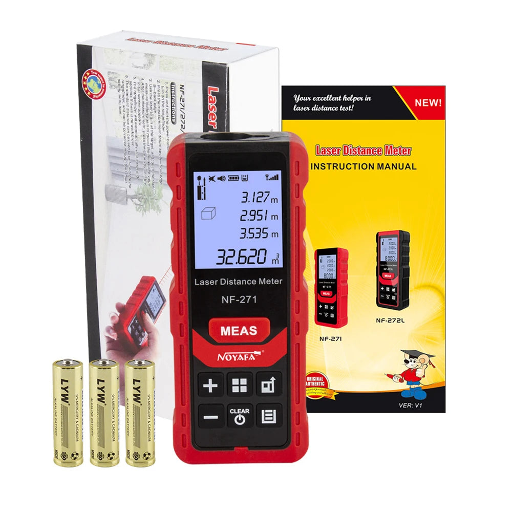 Laser Distance Meter Rangefinder, Tape Digital Ruler Tool