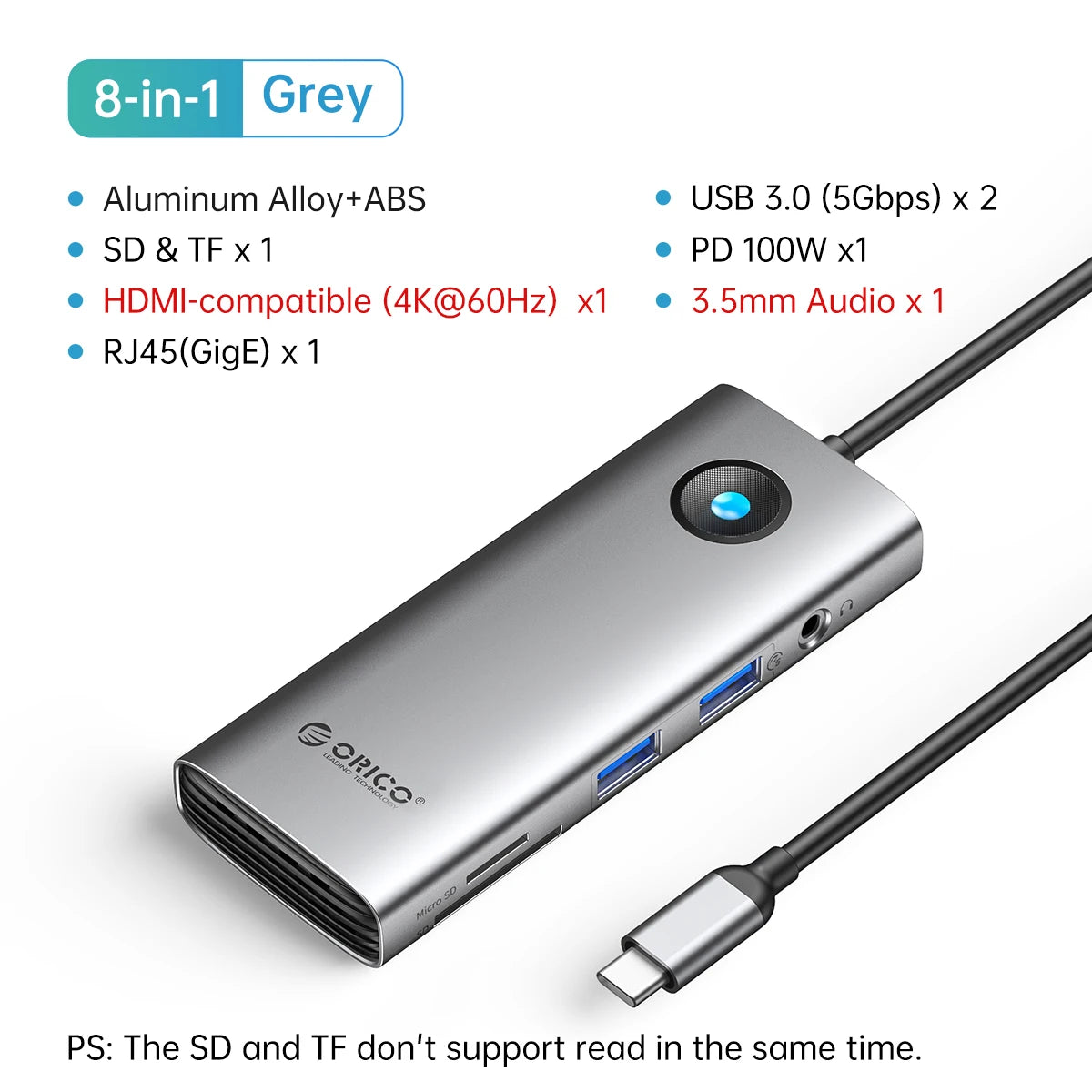 Docking Station C HUB HDMI USB 3.0 MacBook Pro Laptop