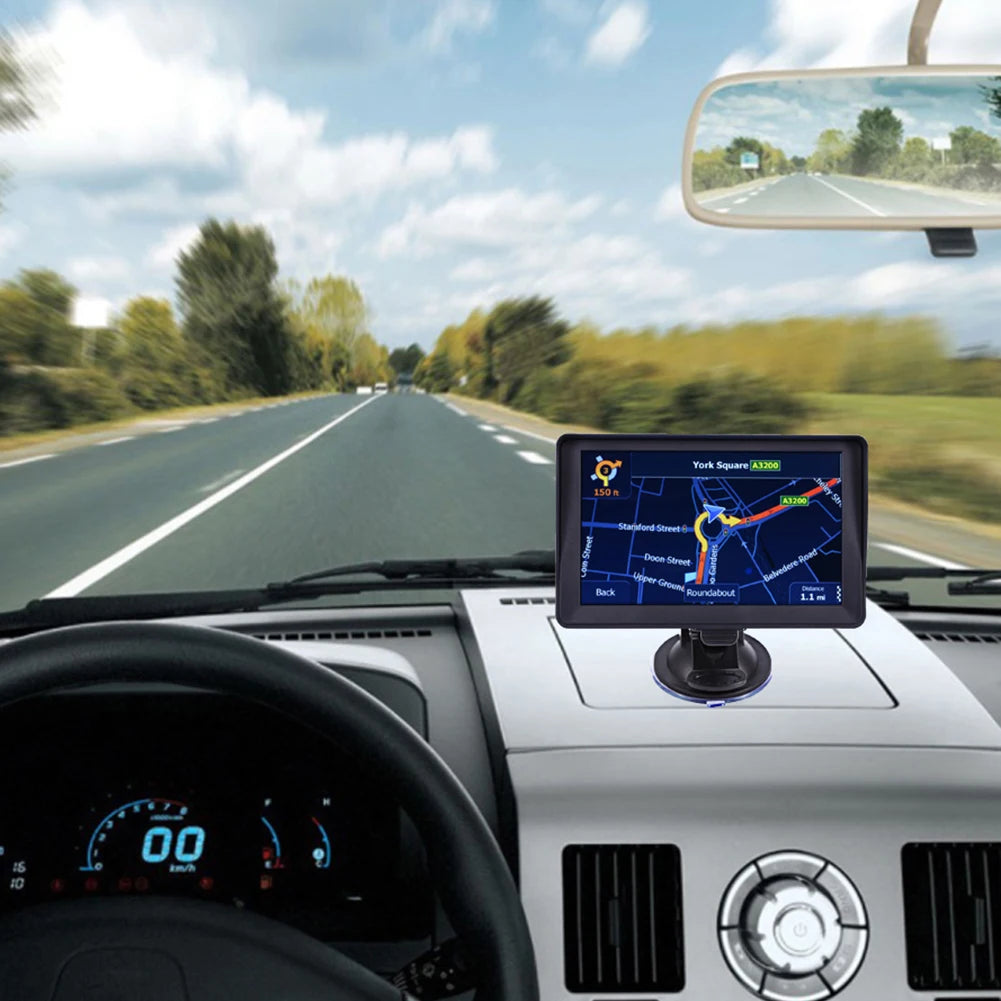 G101 GPS Navigator 7 Inch Car GPS Navigation Navigator 256MB+8G Capacitive Screen FM Voice Prompts HD Resolution for Car Truck