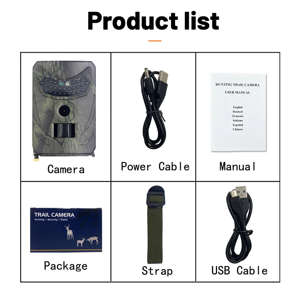 Hunting Trail Camera Infrared Night Vision