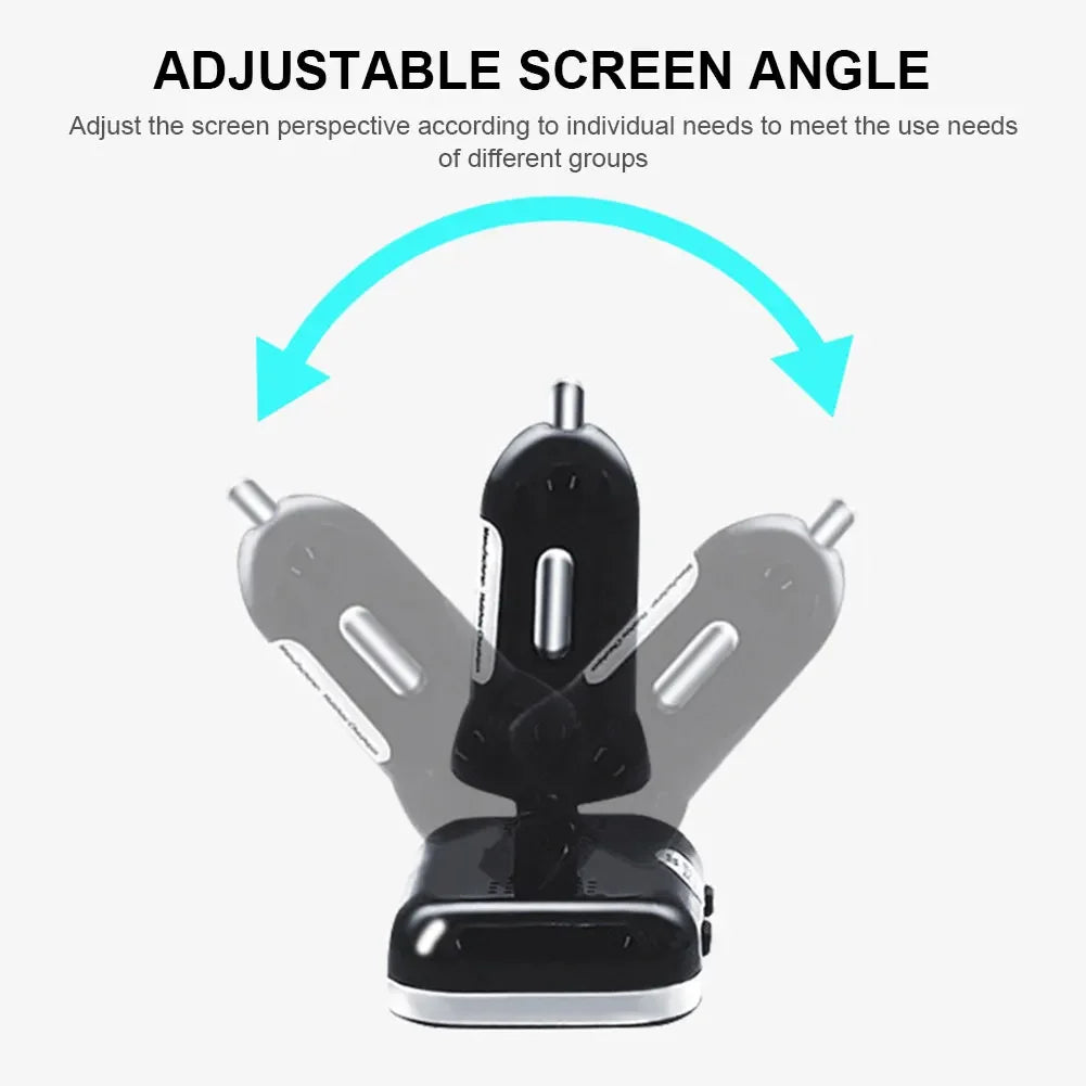 Digital TPMS Cigarette Lighter Car Tire Pressure Alarm System Wireless Auto Security Alarm System Solar Power for Vehicle Tools