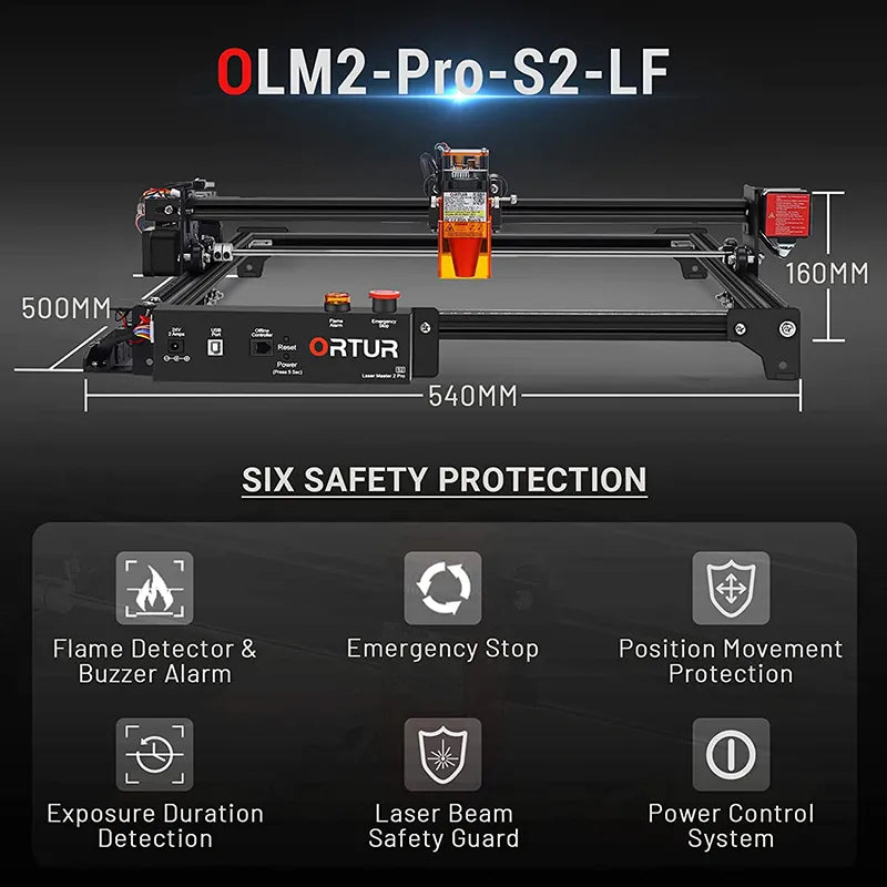 Laser Master Table Lase Engraver Cutter Woodworking, Powerful Wood Metal
Engraving