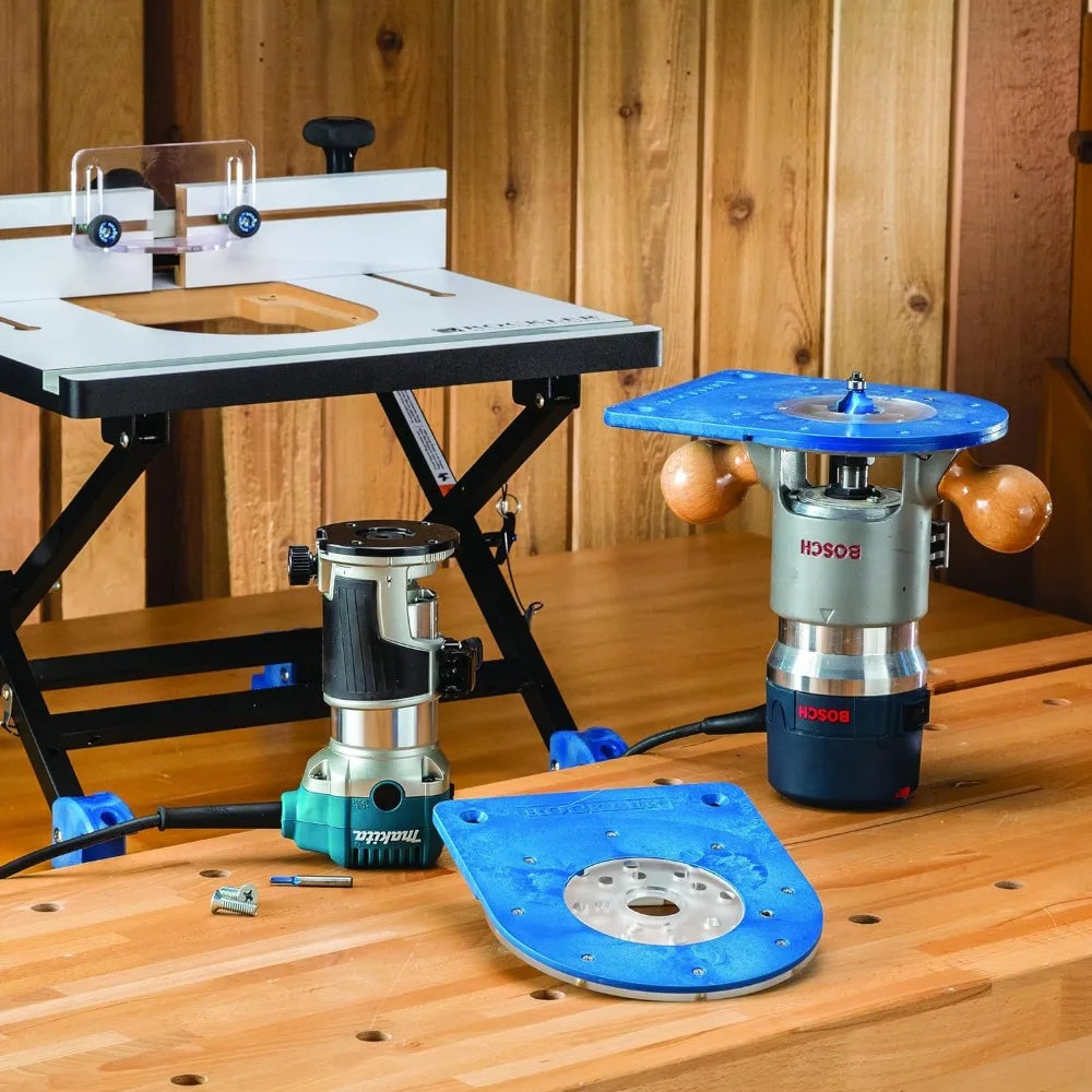 Benchtop Router Table –Most Routers – Unique Base Design