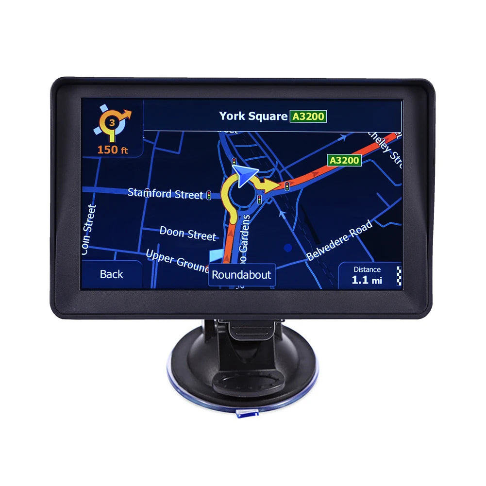 G101 GPS Navigator 7 Inch Car GPS Navigation Navigator 256MB+8G Capacitive Screen FM Voice Prompts HD Resolution for Car Truck