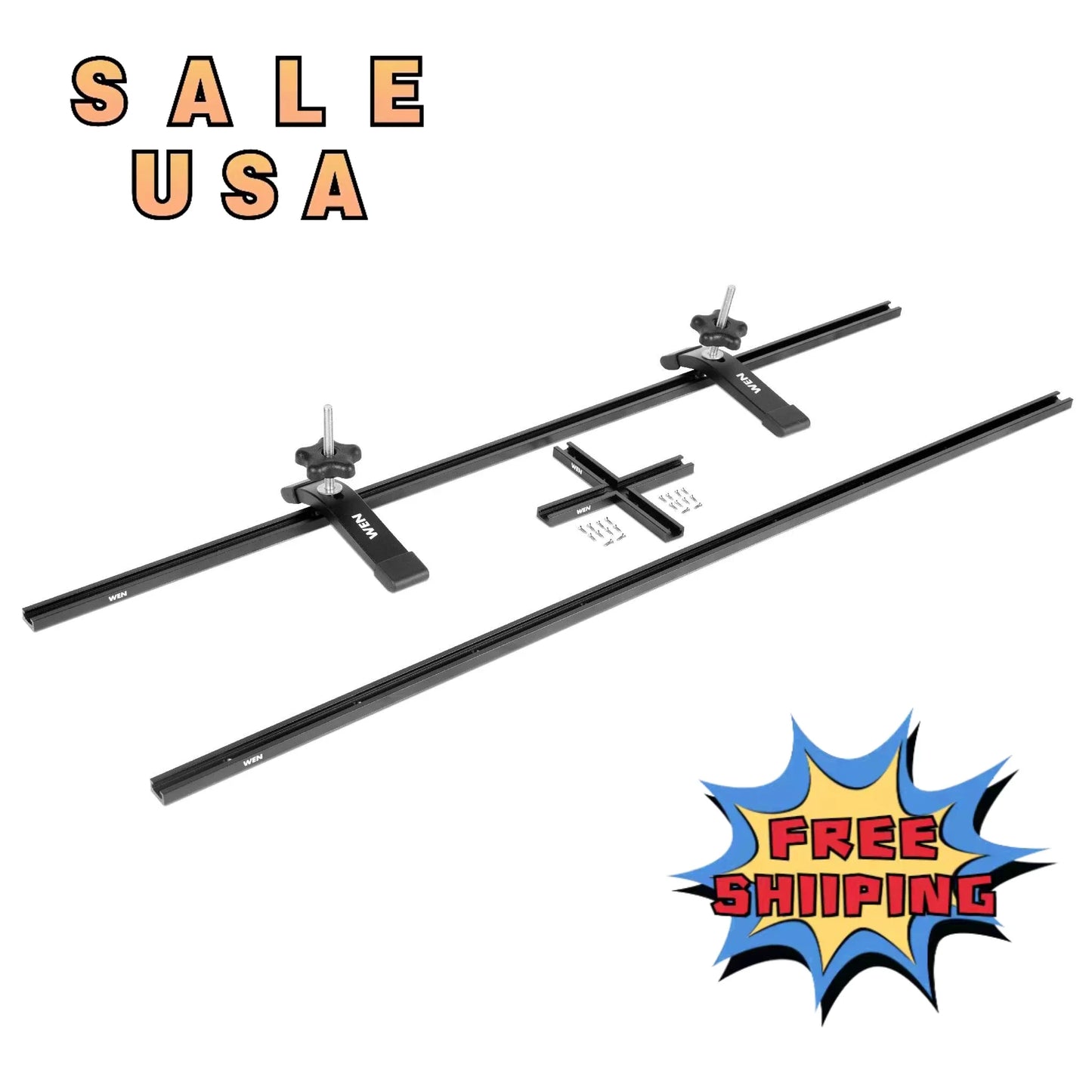 T-Track, Hold Down Clamps, Intersection Kit for Woodworking | USA | NEW