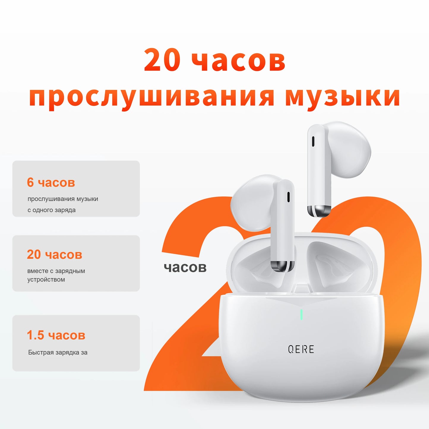 Wireless Earphones Bluetooth Microphone HIFI Headphone waterproof Earbud