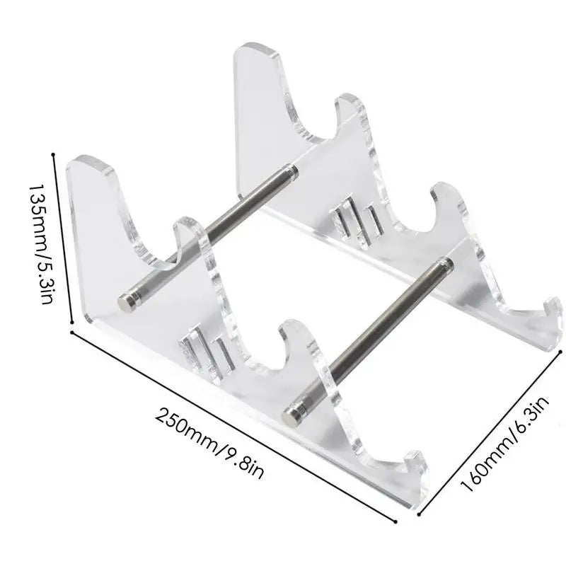 3 Tiers Transparent Acrylic Stand Mechanical Keyboard Rack Display