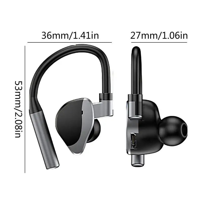 Wireless Earpiece Microphone Handsfree Headset Earpiece Noise Canceling