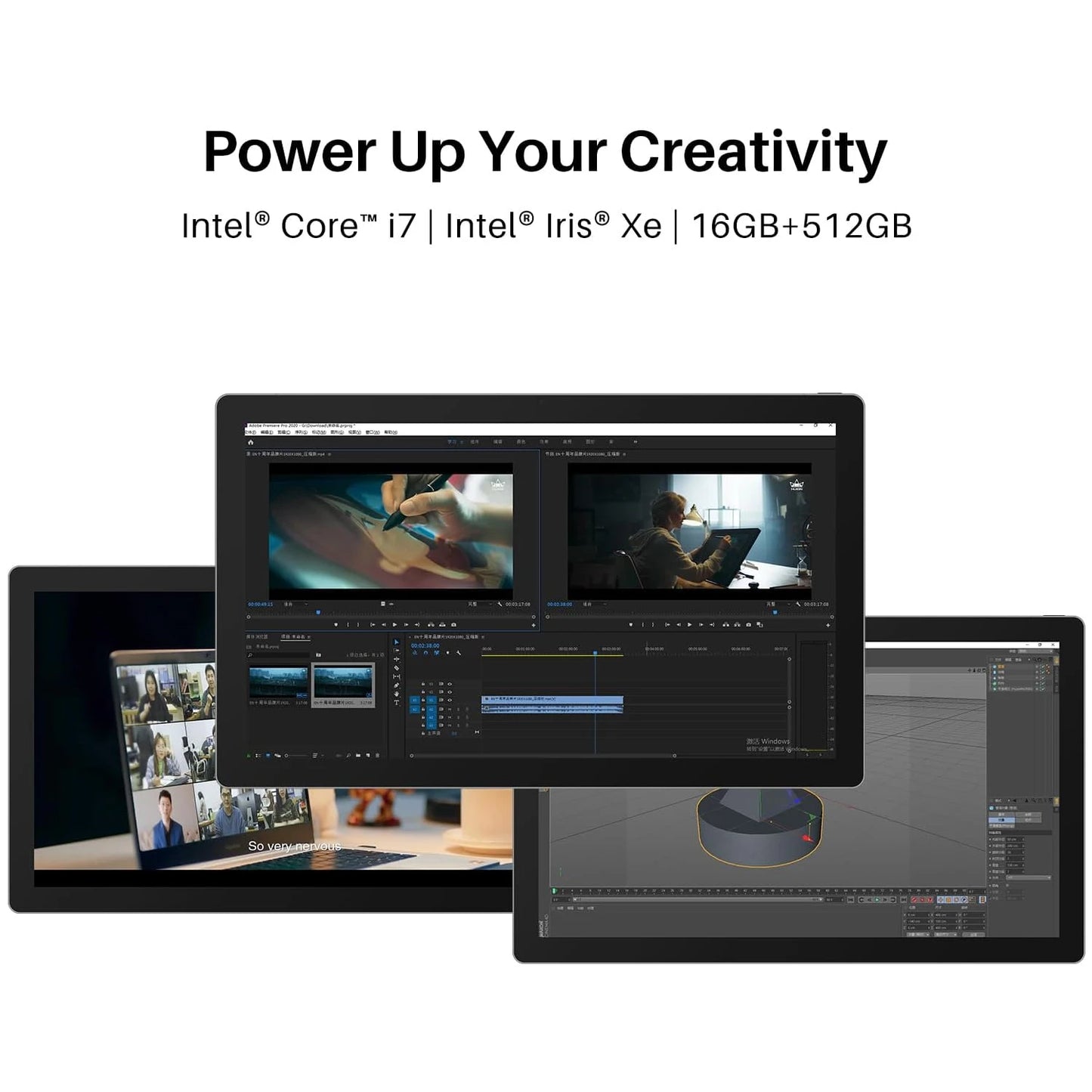 Tablet 15.8 Inch Graphics Computer Touchscreen 16GB RAM