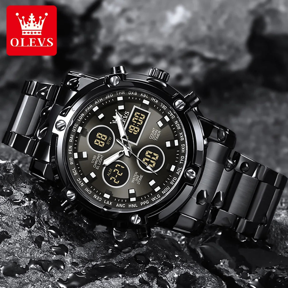 Men's Watches Waterproof Electronic Luminous
