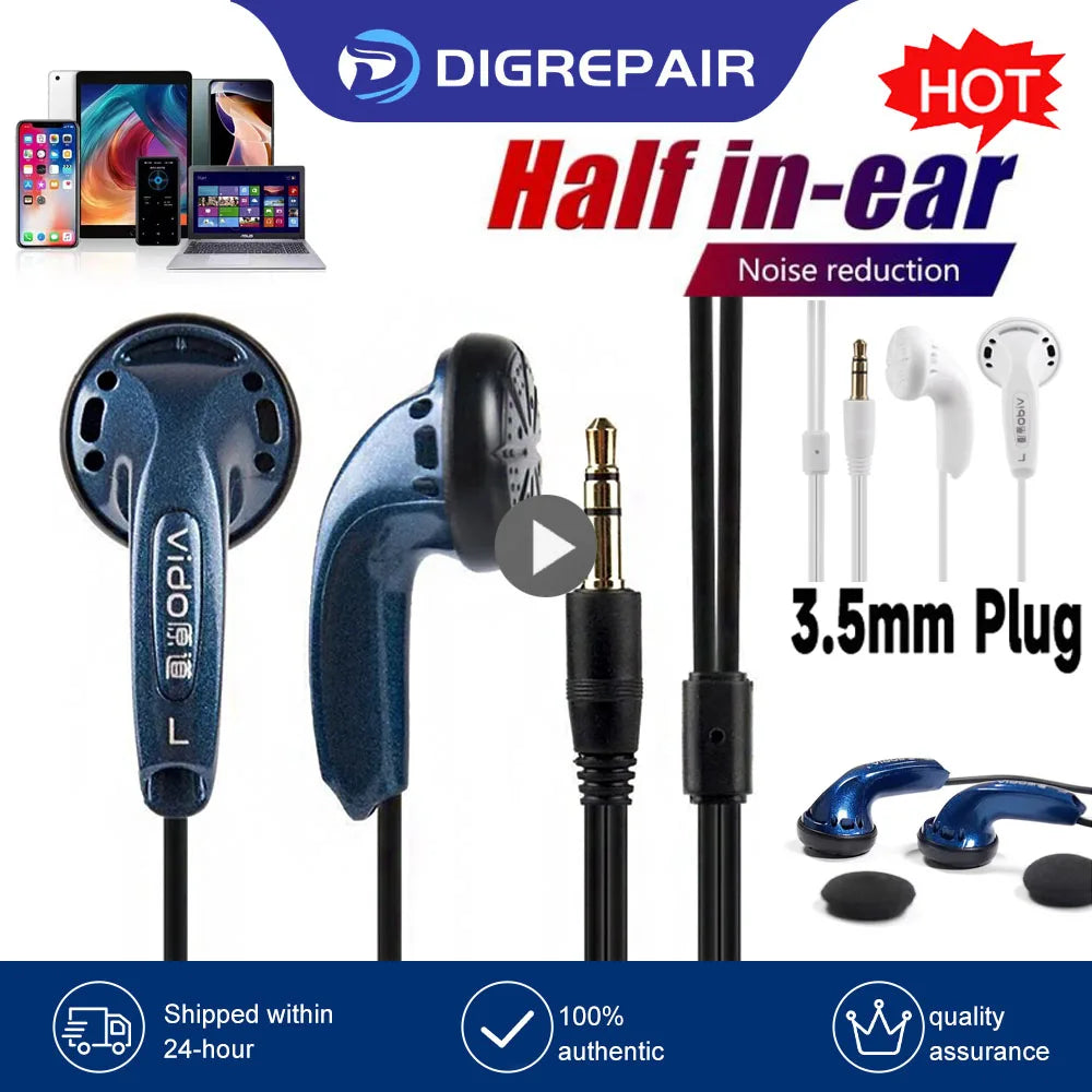 Vido, Noise Reduction Hook, Earphones Mobile Phones Game Music