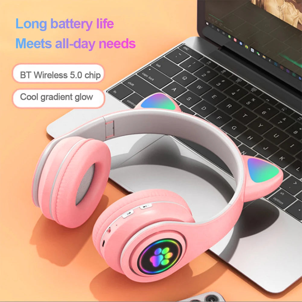 Bluetooth Wireless Light Sports Music Headsets with Microphone