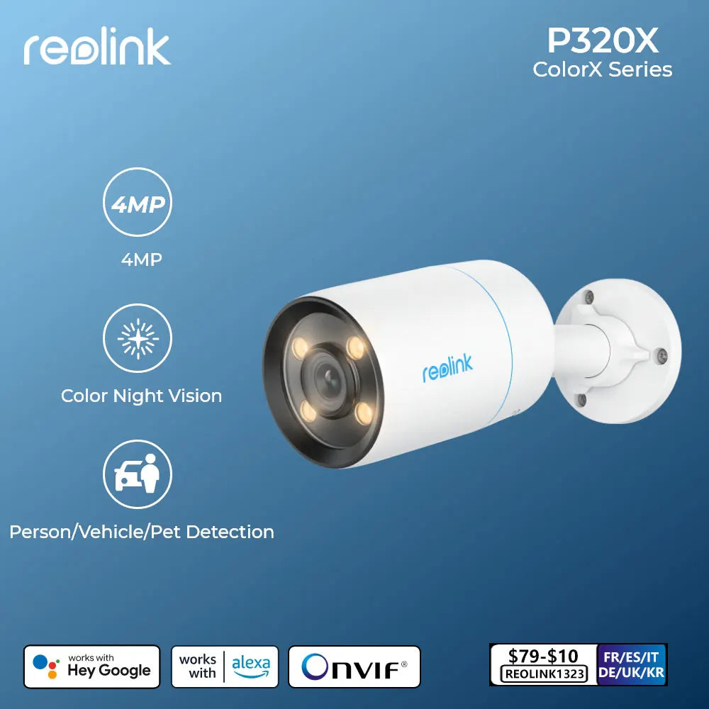 Outdoor Security, Camera Adjustable, Light Smart Detection