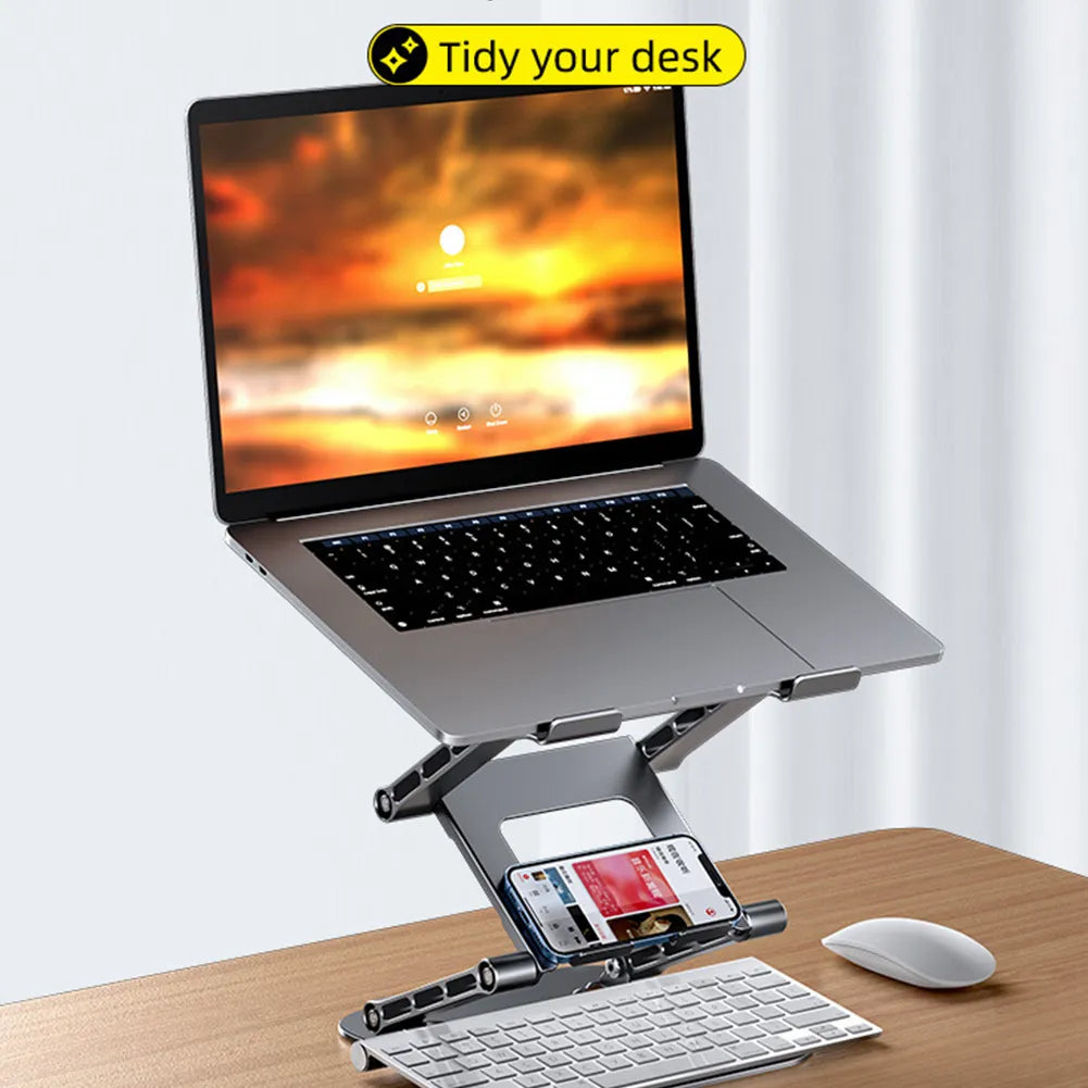 for 11–17-inch Holder Stand Aluminum Alloy Notebook Phone Bracket